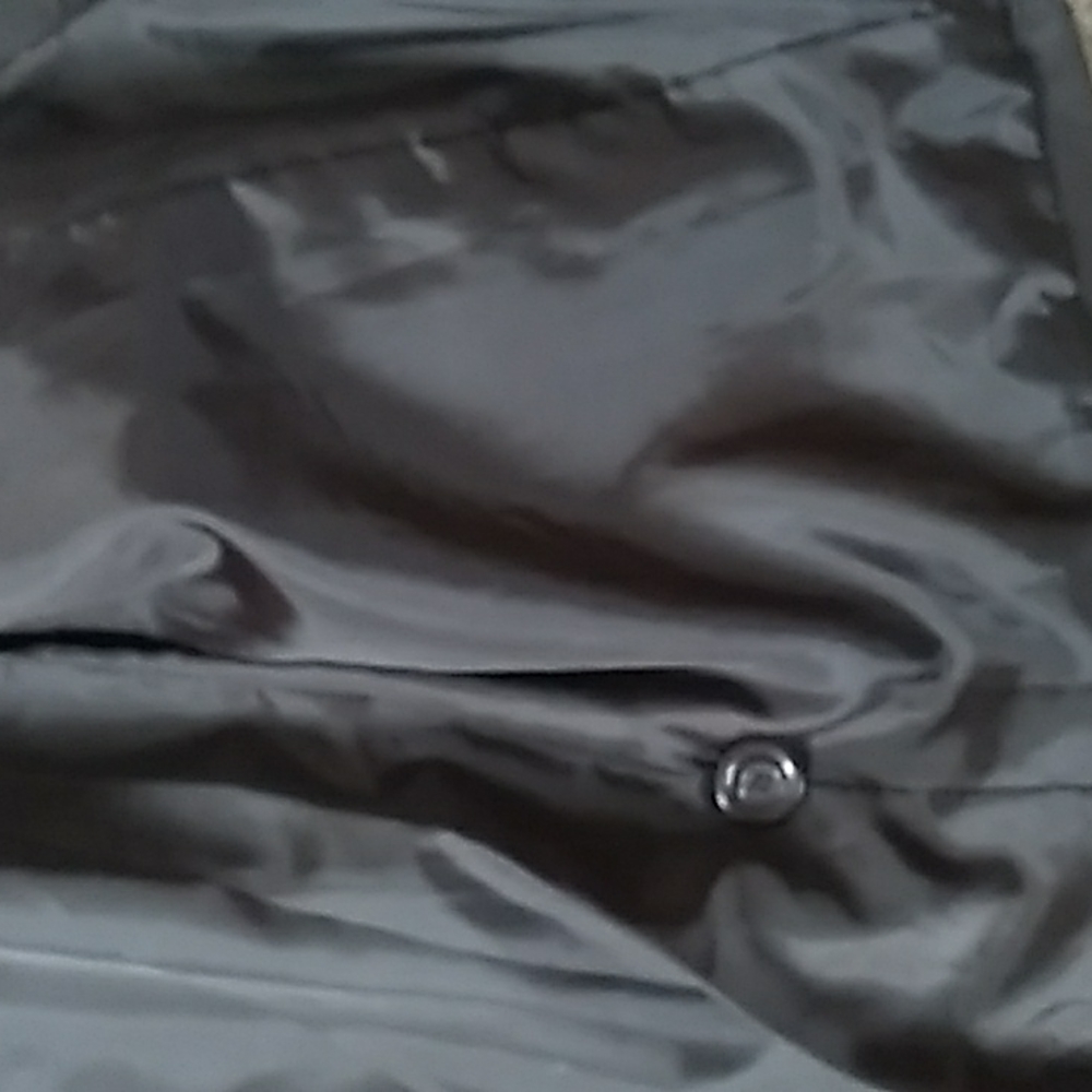 βοΈ Dialogue 100% Leather Jacket Coat 1X Washable NWOT - Picture 8 of 16